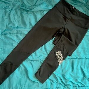 Women's Black Leggings by Victoria Secret